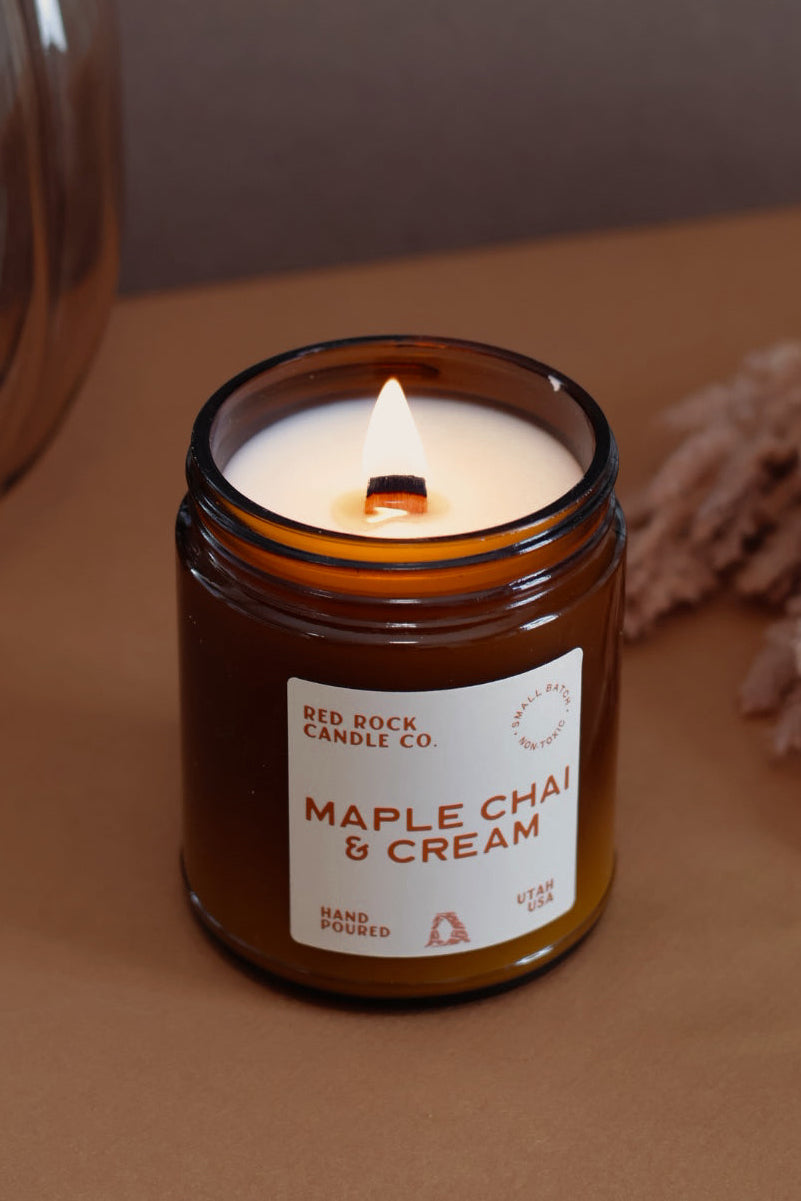 maple chai & cream candle