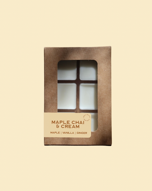 maple chai & cream wax melts
